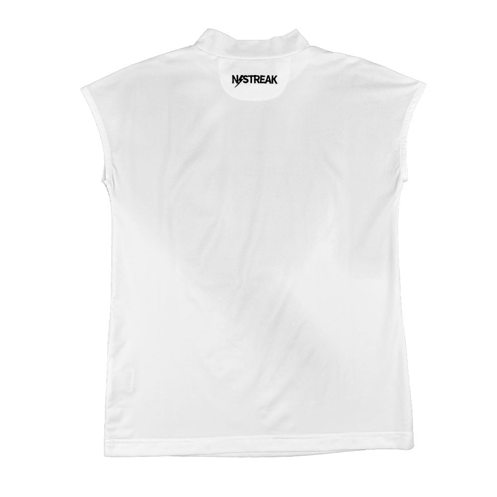スプレーロゴ半袖モックネック WOMEN / NSTB012W