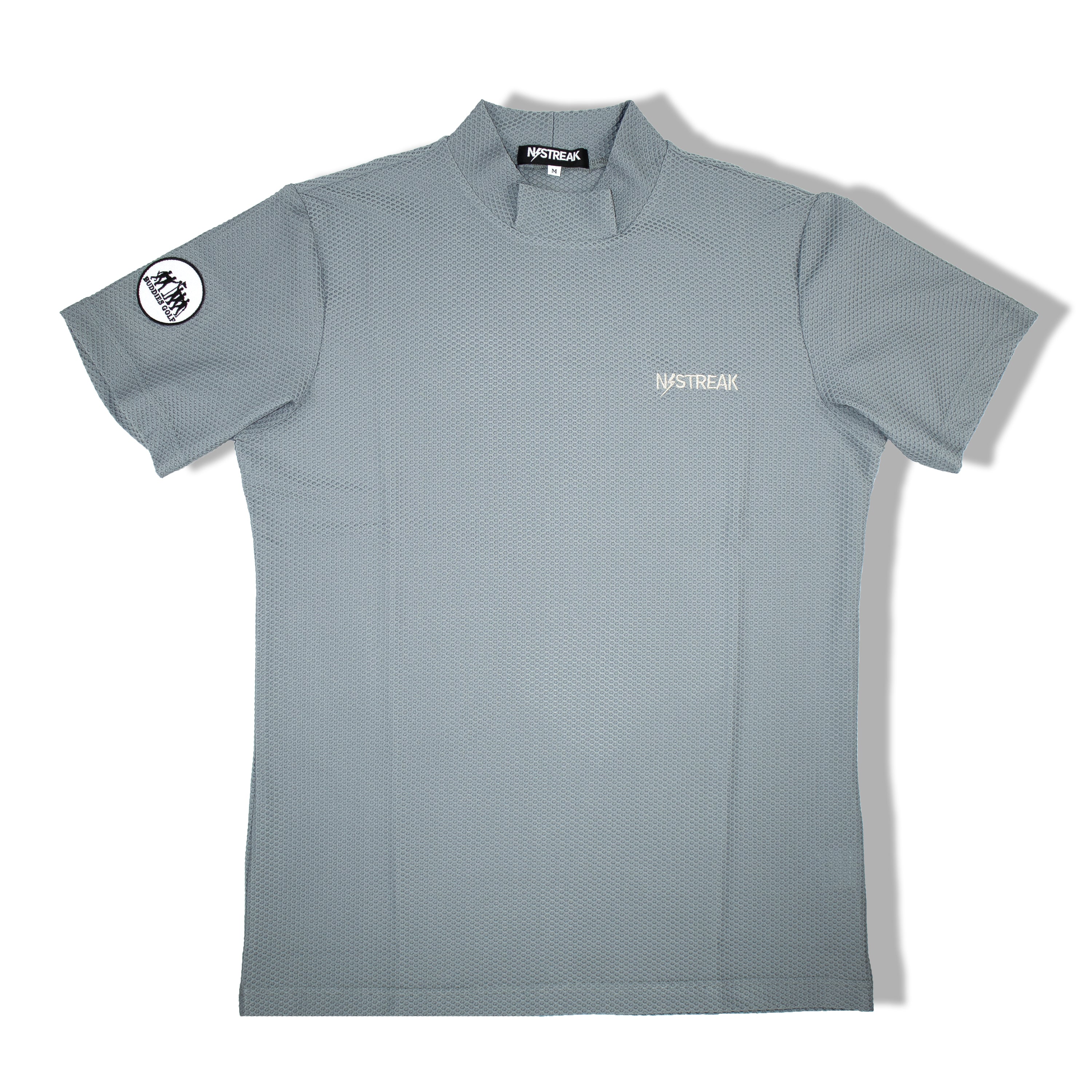メッシュ半袖モックBGコラボ MEN / NSTB075M