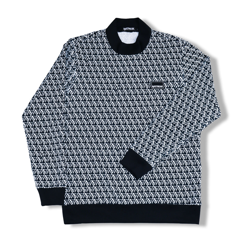 2WAYワッフルPTモックネック MEN / NSTB062M