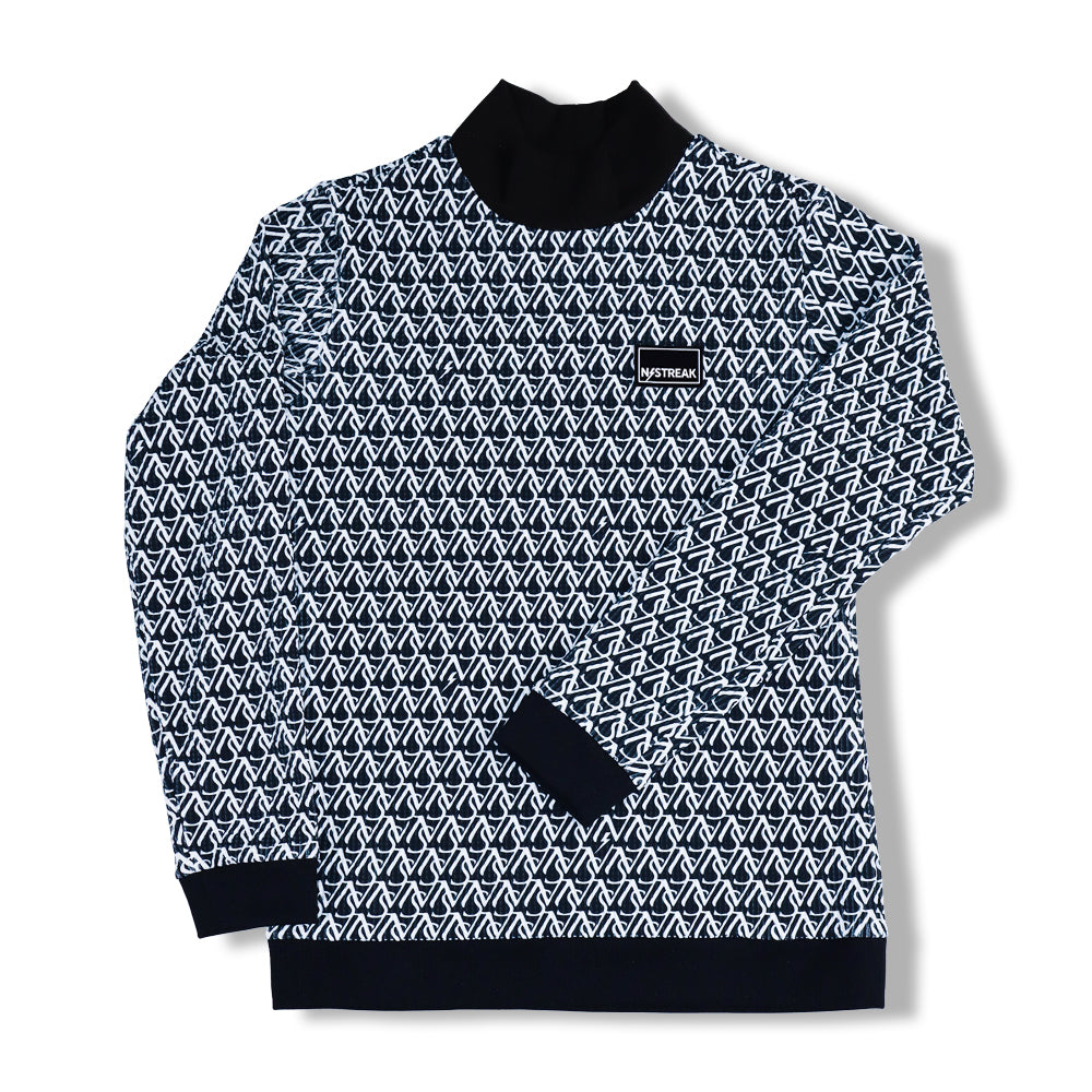 2WAYワッフルPTモックネック WOMEN / NSTB043W