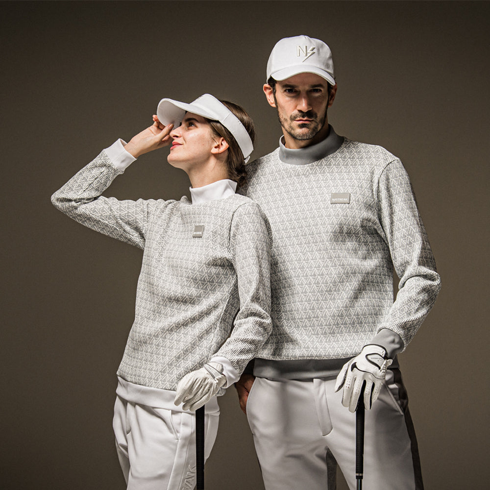 2WAYワッフルPTモックネック MEN / NSTB062M