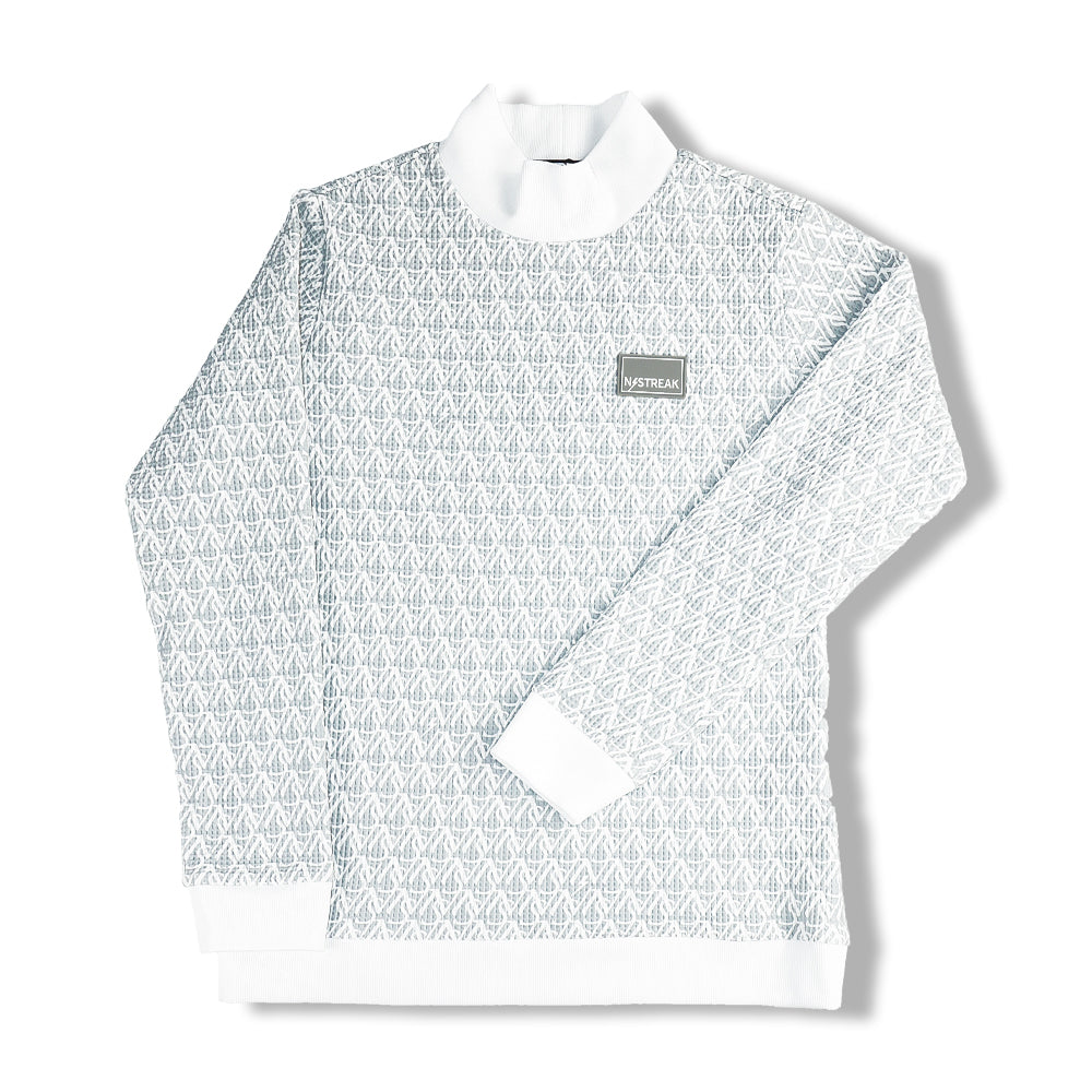 2WAYワッフルPTモックネック WOMEN / NSTB043W