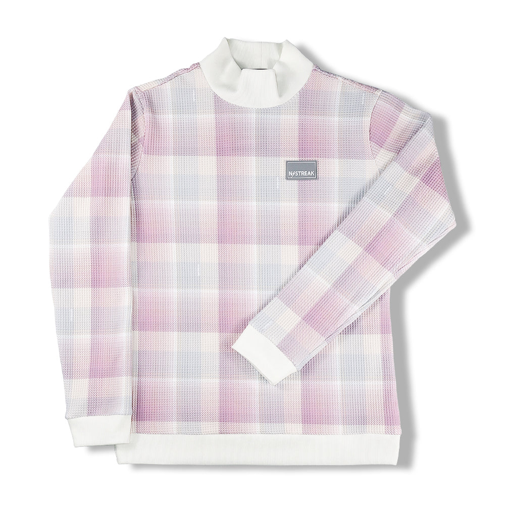 2WAYワッフルPTモックネック WOMEN / NSTB043W