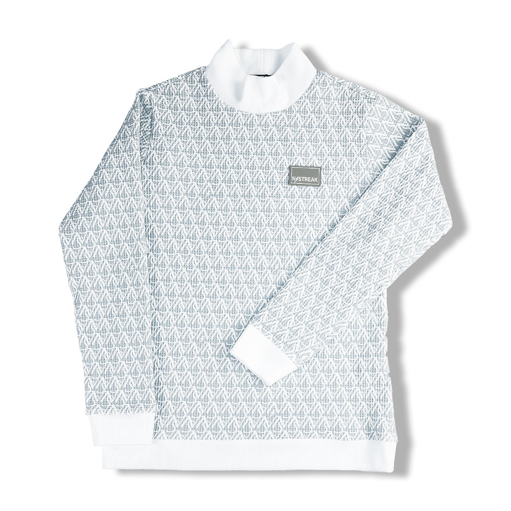 2WAYワッフルPTモックネック WOMEN / NSTB043W